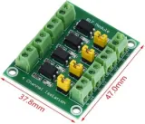 Модуль гальванической развязки на PC817 (оптопара) 4-канальный (3.6-30В) (9001355703)