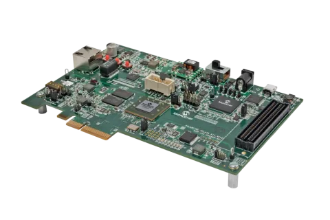 MPF300-SPLASH-KIT,  MPF300TS-1FCG484EES, PolarFire FPGA w/300K LE, адаптер, USB кабелі, жылдам іске қосу картасы