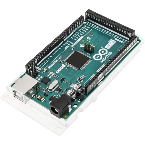 A000067, ATmega2560 негізіндегі бағдарламаланатын контроллер; I2C, SPI, UART, түйреуіш жолақтары